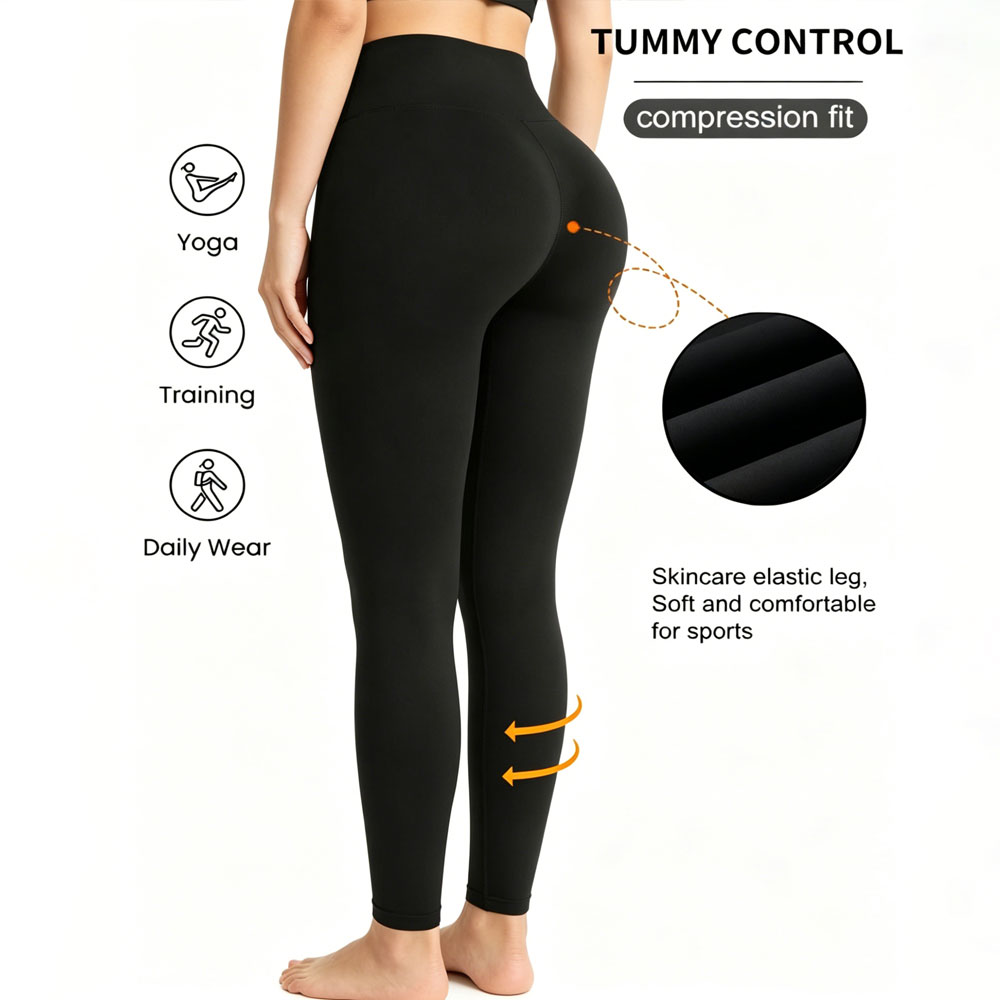 Pilates Yoga Legging - Womens High Stretch Buttery Soft Sports