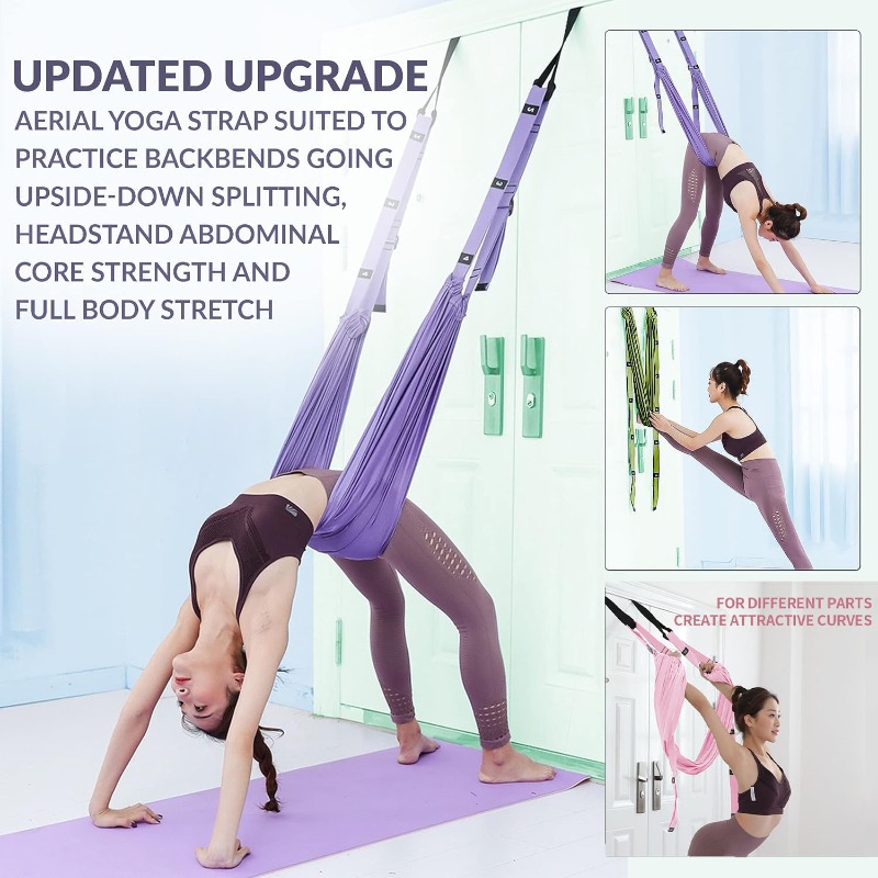 Pilates Yoga Set - Adjustable Aerial Yoga Hammock Set Pilates