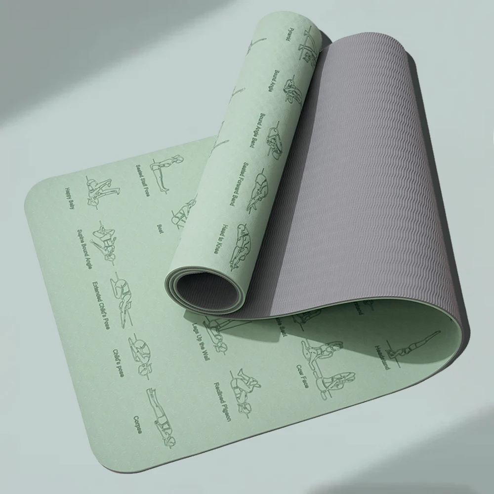 6mm Dikke Yoga Anti Slip Mat P - Pilates Yoga Movement 评论和价格