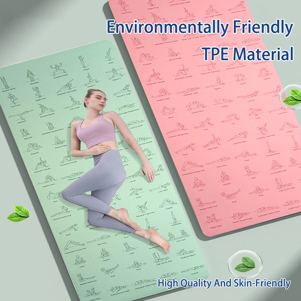 6mm Dikke Yoga Anti Slip Mat P - Pilates Yoga Movement 评论和价格