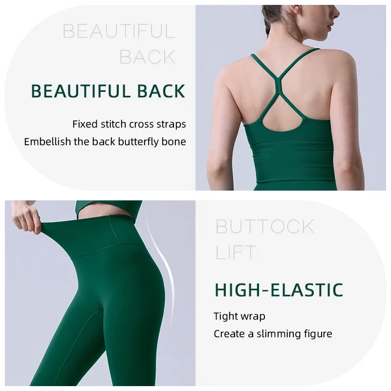 2 Piece Yoga Clothes Women's T - Pilates Yoga Legging 评论和价格