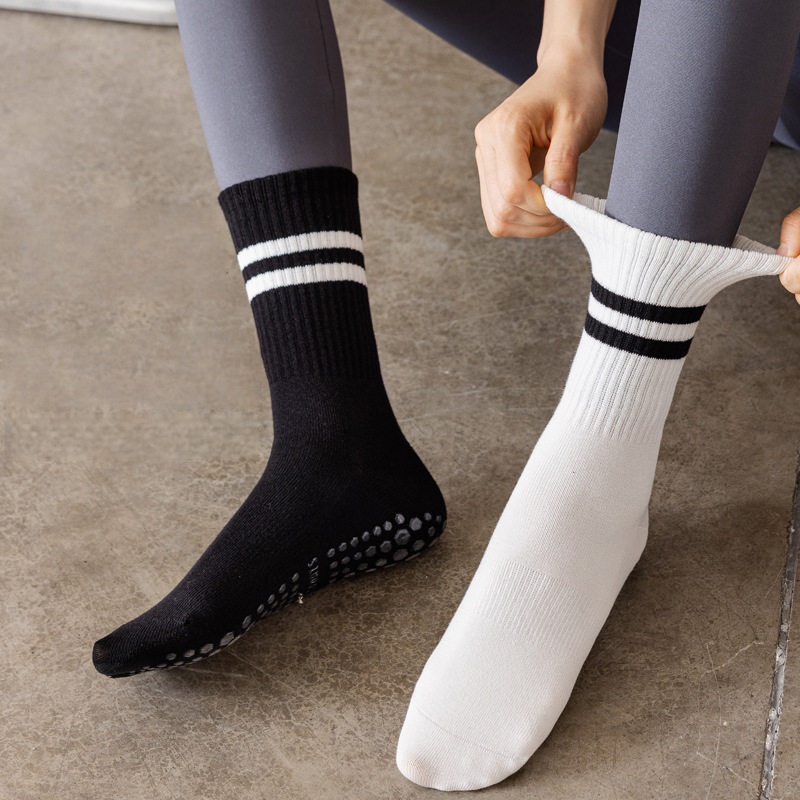 Women Non Slip Yoga Socks, Gri - Pilates Yoga Set 评论和价格