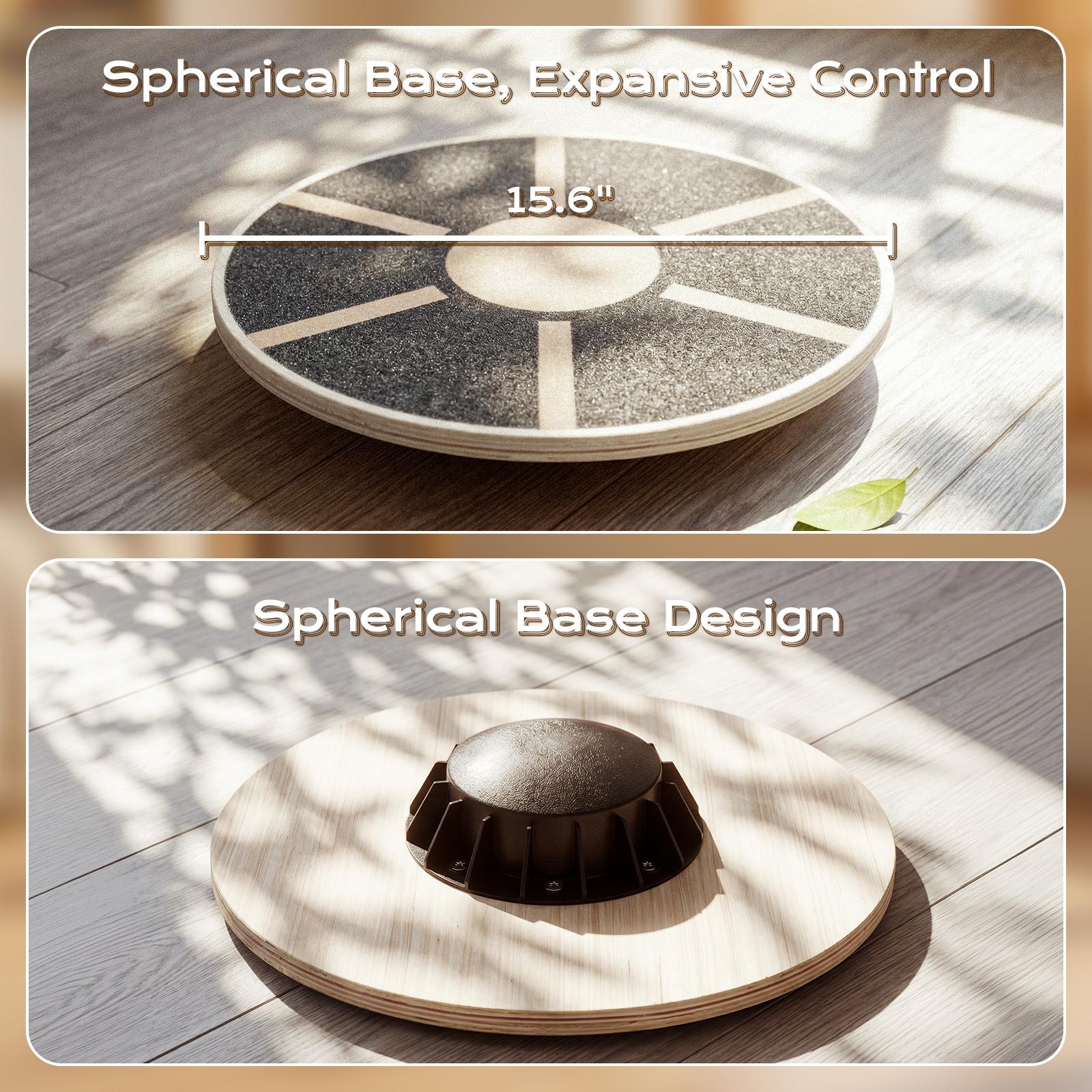 Non-Slip Wooden Balance Board  - Pilates Yoga Gifts 评论和价格