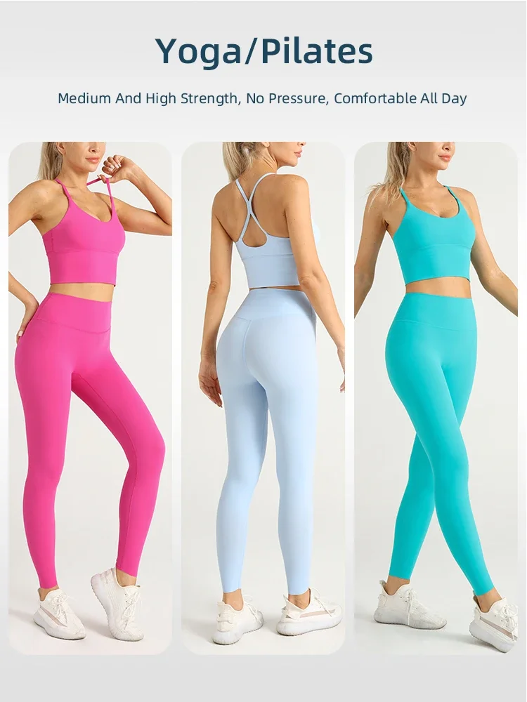 2 Piece Yoga Clothes Women's T - Pilates Yoga Legging 评论和价格