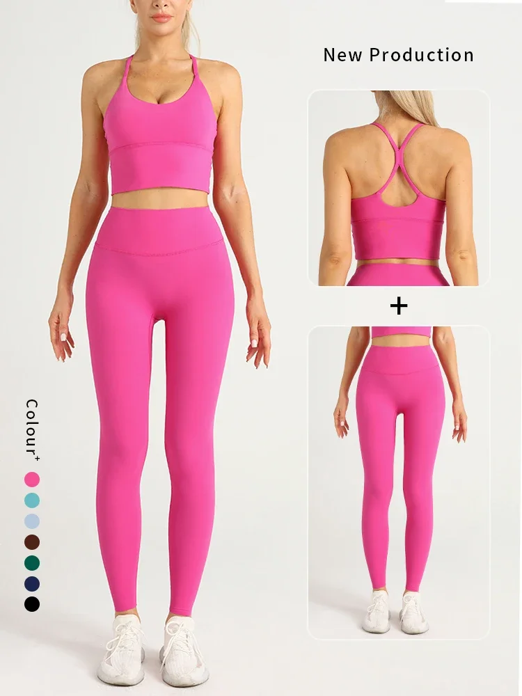 2 Piece Yoga Clothes Women's T - Pilates Yoga Legging 评论和价格