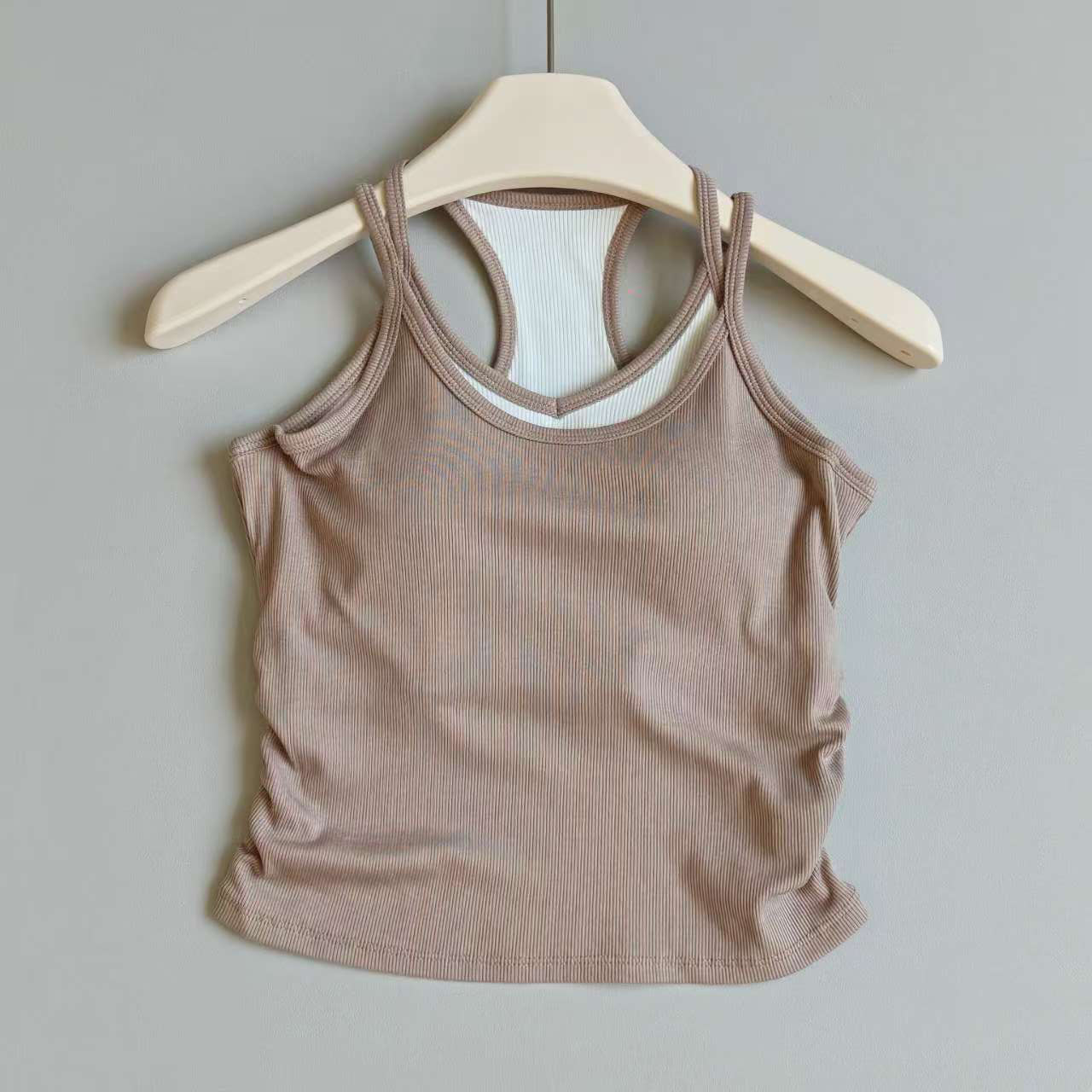 Contrast Color Yoga Vest for W - Pilates Yoga Training 评论和价格