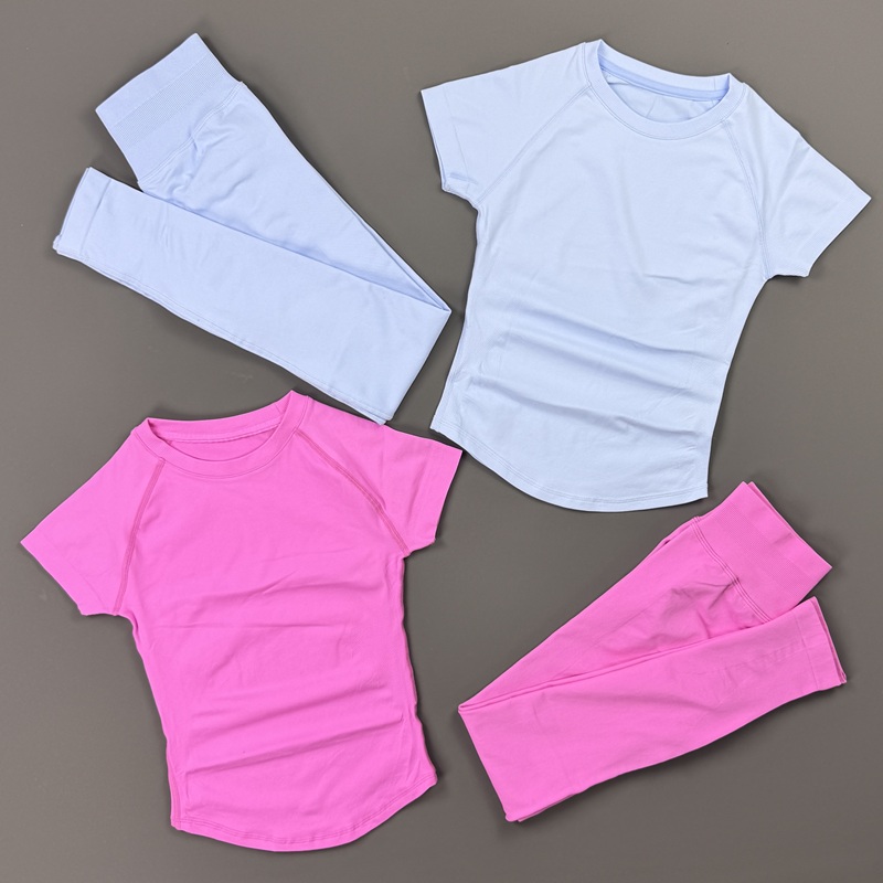2Piece Gym Set Women Raglan Sh - Pilates Yoga Legging 评论和价格