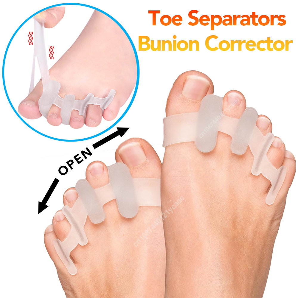 1 Pair Silicone Toe Separator  - Toe Separator Silicon 评论和价格