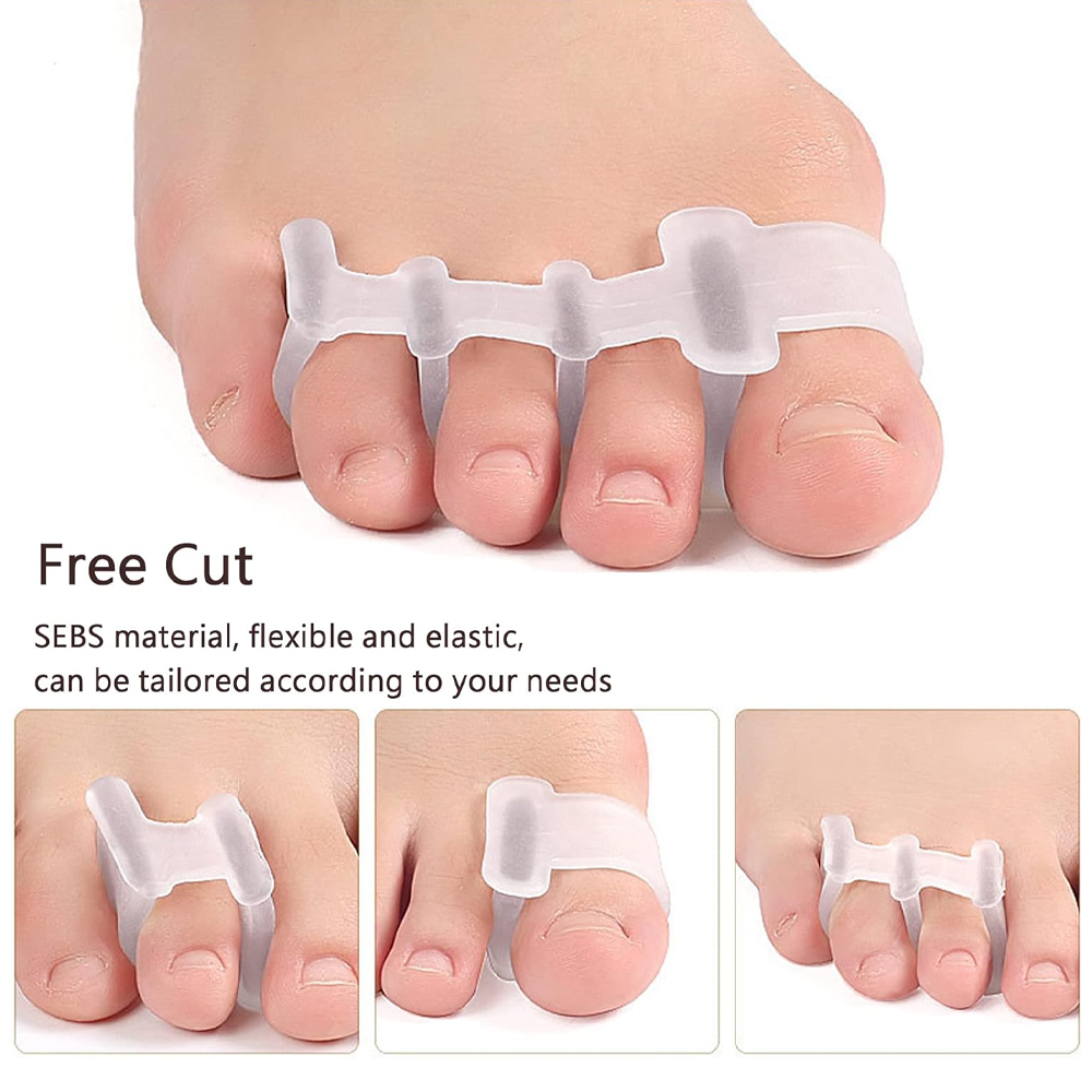 1 Pair Silicone Toe Separator  - Toe Separator Silicon 评论和价格