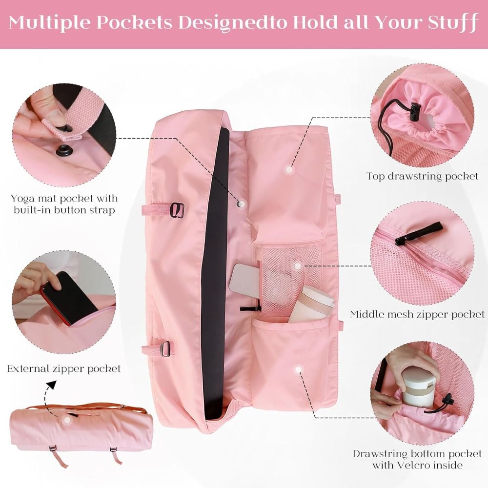New Design Waterproof Yoga Mat - Yoga Mat Bag Carrier 评论和价格