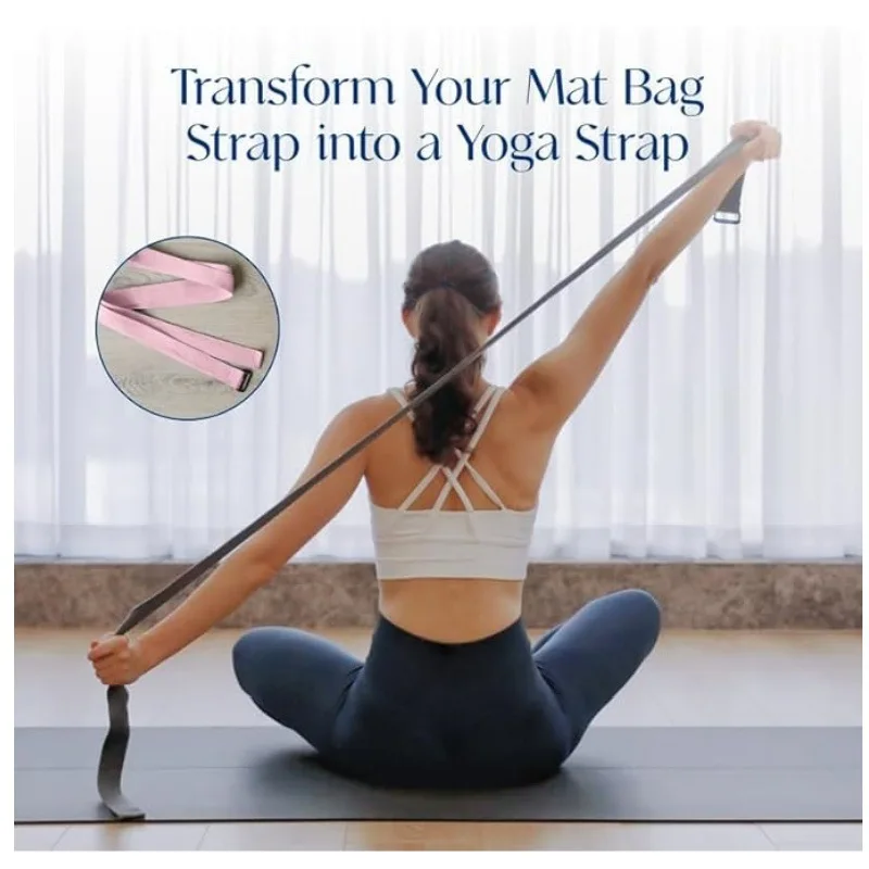 Yoga Mat Bag with Water Bottle - Yoga Mat Bag Carrier 评论和价格