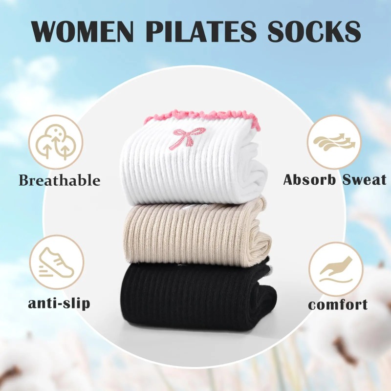 Professional Yoga Socks, Cotto - Fitness Yoga Pilates 评论和价格