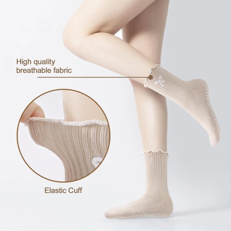 Professional Yoga Socks, Cotto - Fitness Yoga Pilates 评论和价格