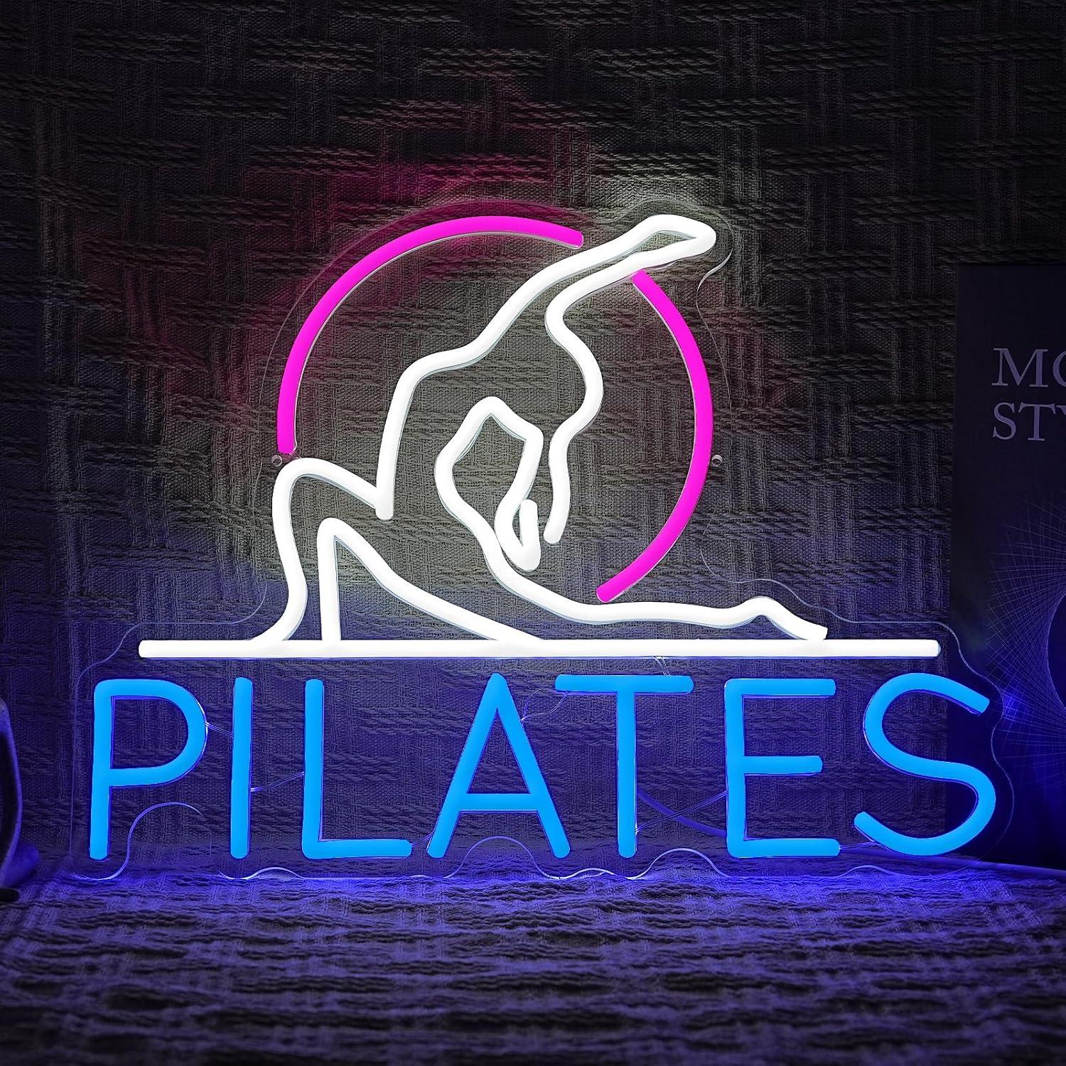 Yoga Pilates Neon Sign Dimmabl - Pilates Yoga Gifts 评论和价格
