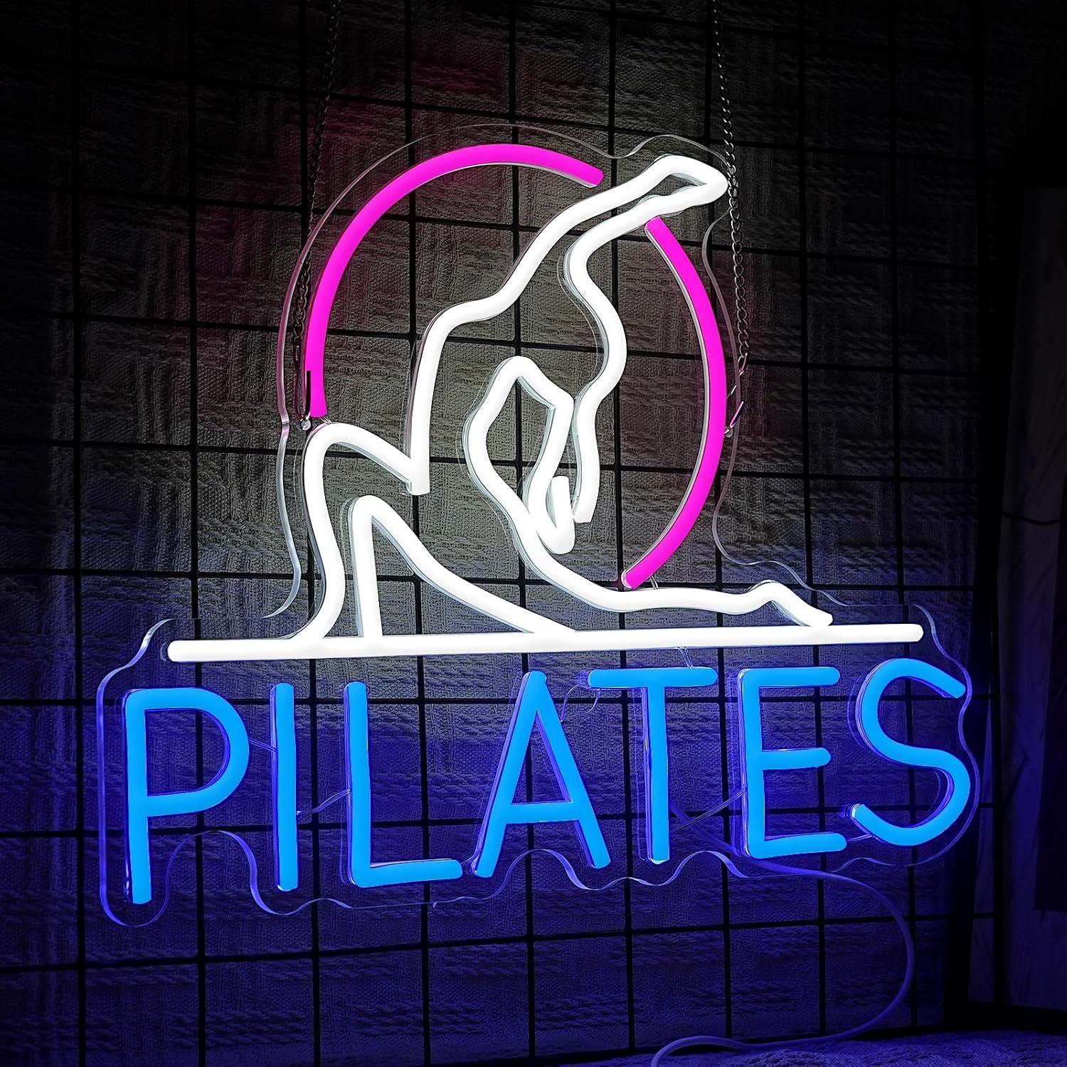 Yoga Pilates Neon Sign Dimmabl - Pilates Yoga Gifts 评论和价格