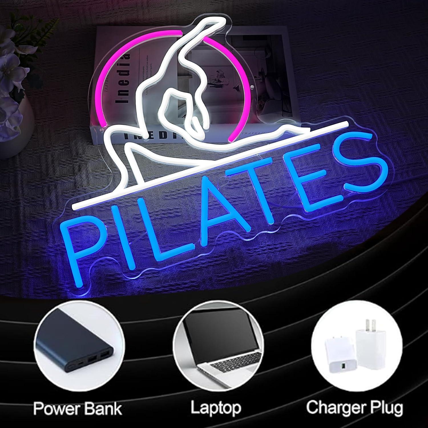 Yoga Pilates Neon Sign Dimmabl - Pilates Yoga Gifts 评论和价格