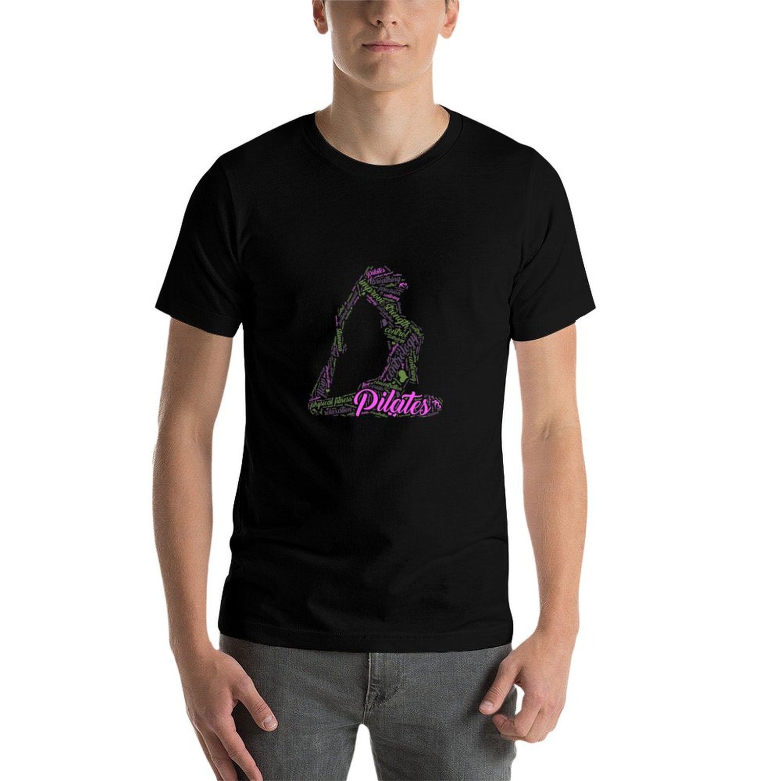 Womens Fun Word Cloud and Cute - Pilates Yoga Gifts 评论和价格
