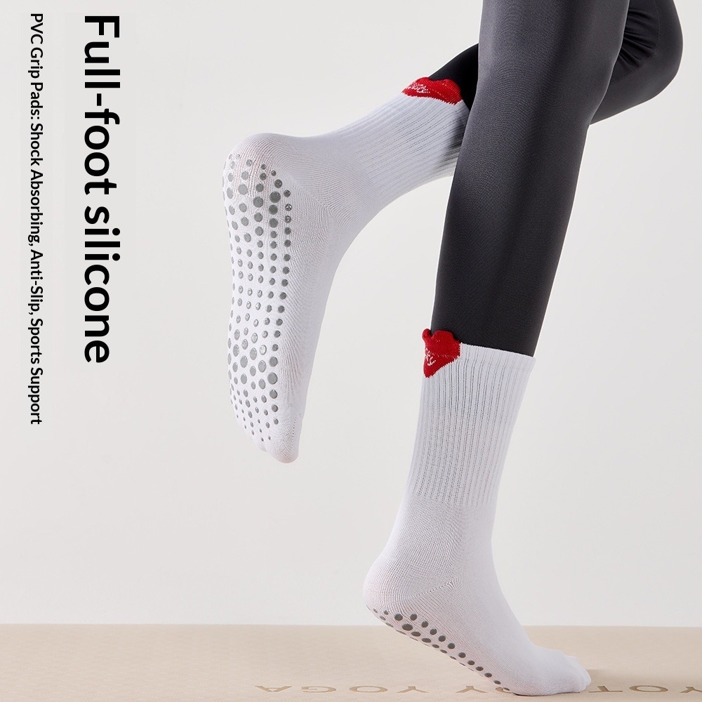 Women's Mid-Calf Sport Socks P - Pilates Yoga Training 评论和价格