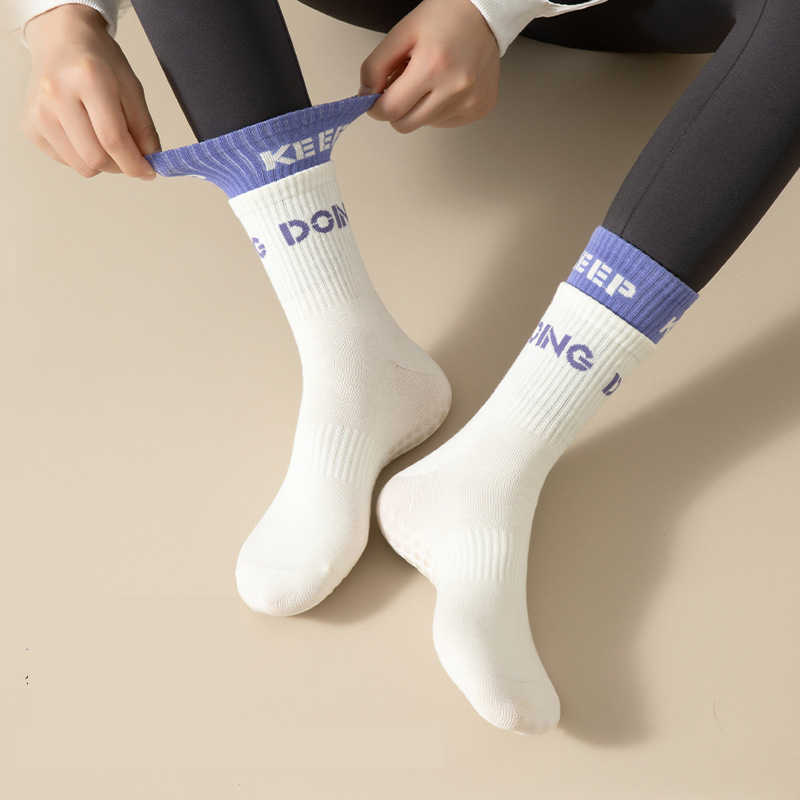 1 Pair Anti Slip Yoga Socks Fe - Pilates Yoga Hose 评论和价格