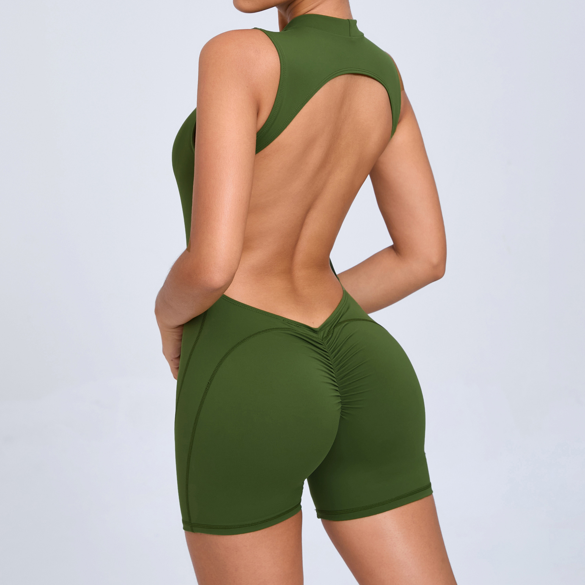 Hollow Backless Gym Bodycon Sh - Pilates Yoga Set 评论和价格