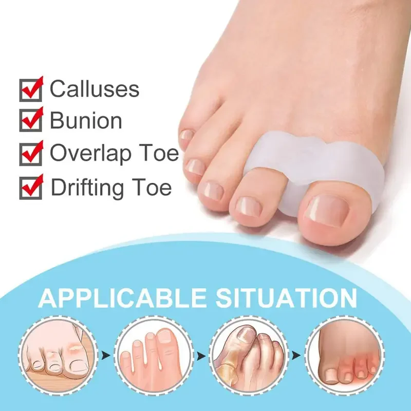 Bunion Corrector 1 Pair - Comf - Toe Separator Silicon 评论和价格