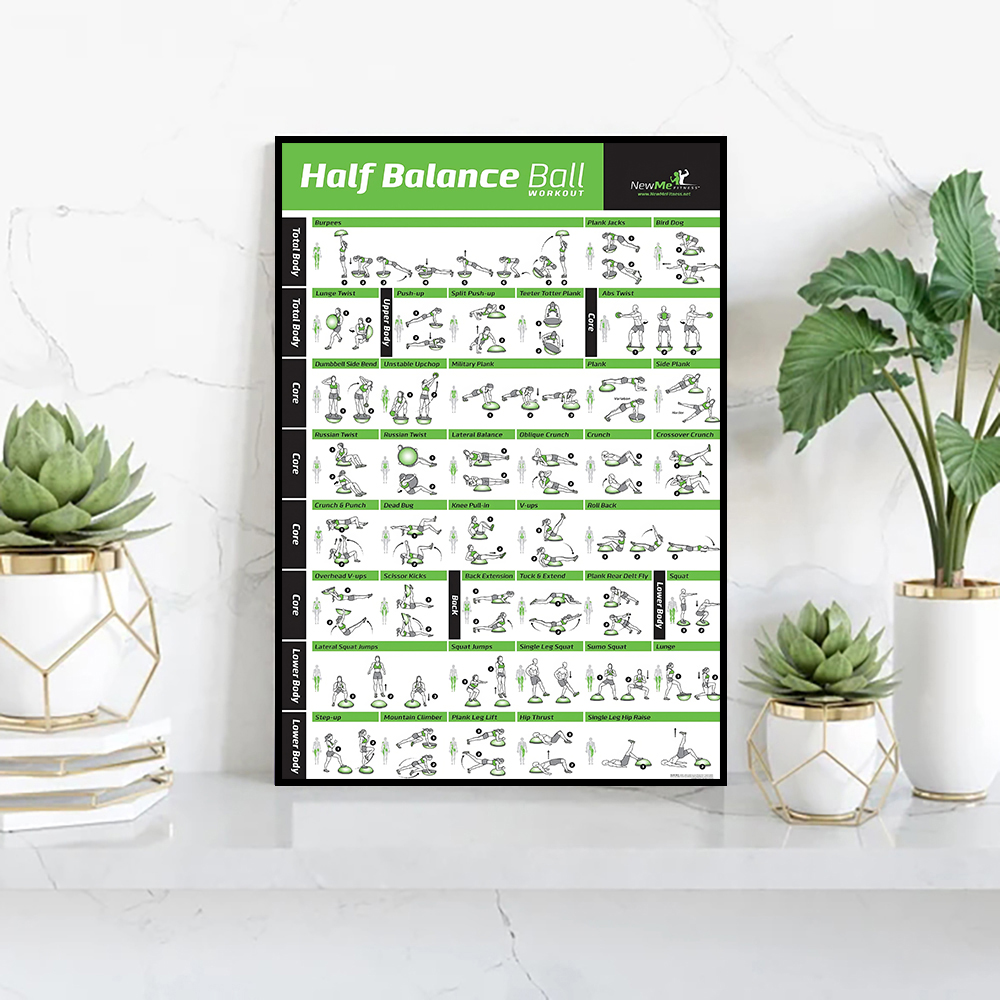 Pilates Training Chart Canvas  - Pilates Yoga Gifts 评论和价格