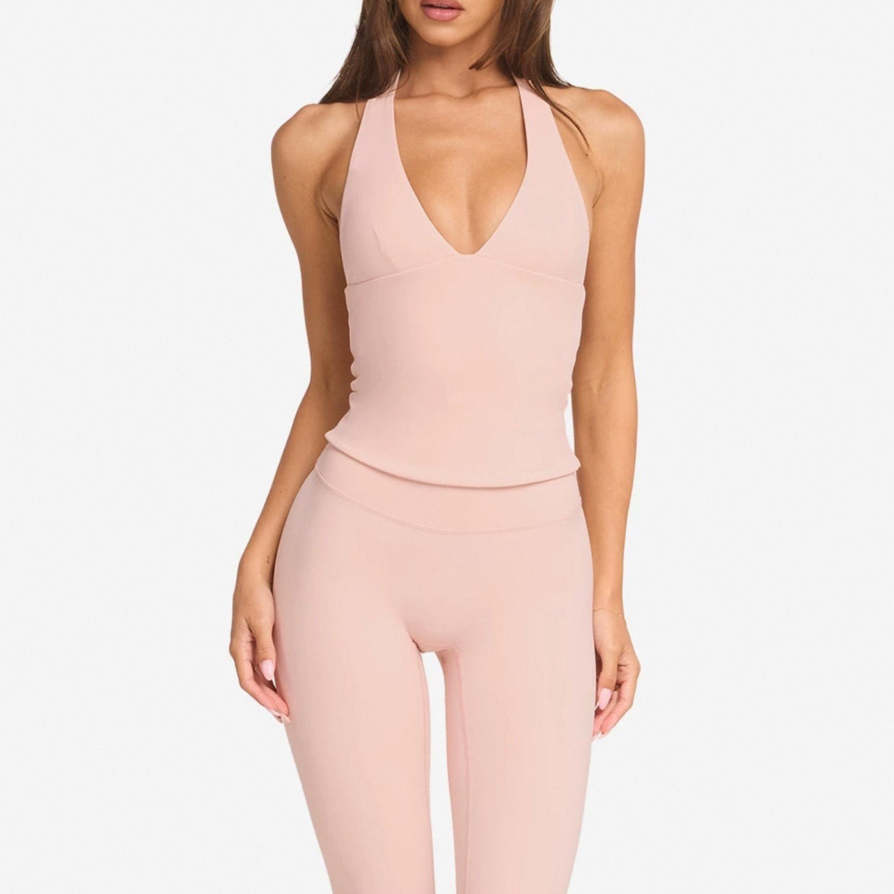 C-B Women's Yoga Set Halter Ne - Pilates Yoga Legging 评论和价格
