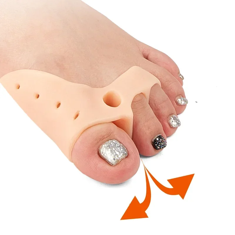 1 Pair Silicone Toe Corrector  - Toe Separator Silicon 评论和价格