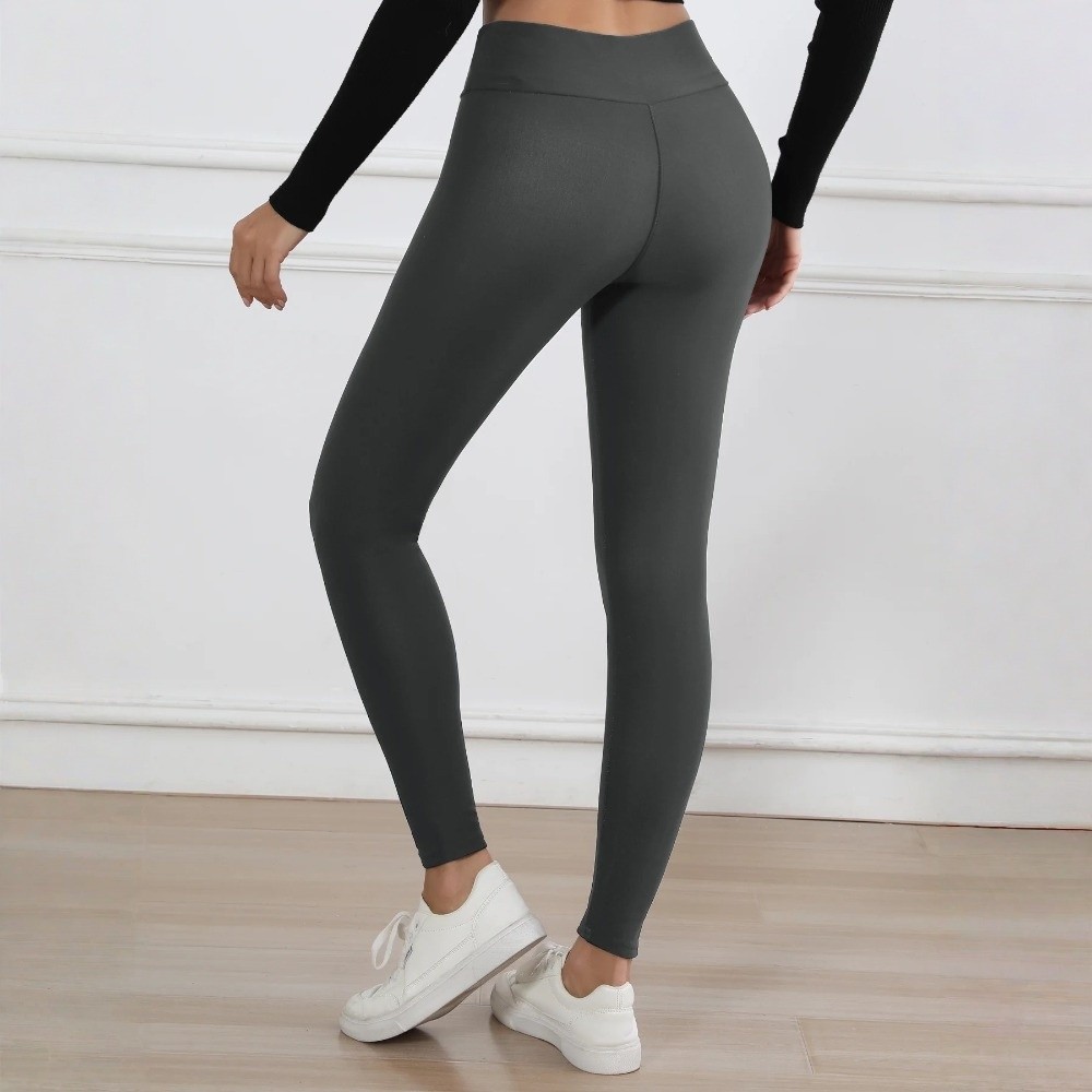 Fashion High Waist Fleece Legg - Pilates Yoga Legging 评论和价格