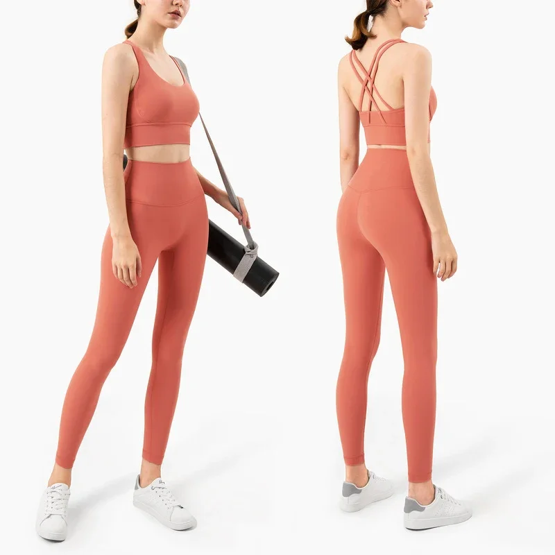 Summer New 2 Piece Yoga Clothe - Pilates Yoga Legging 评论和价格