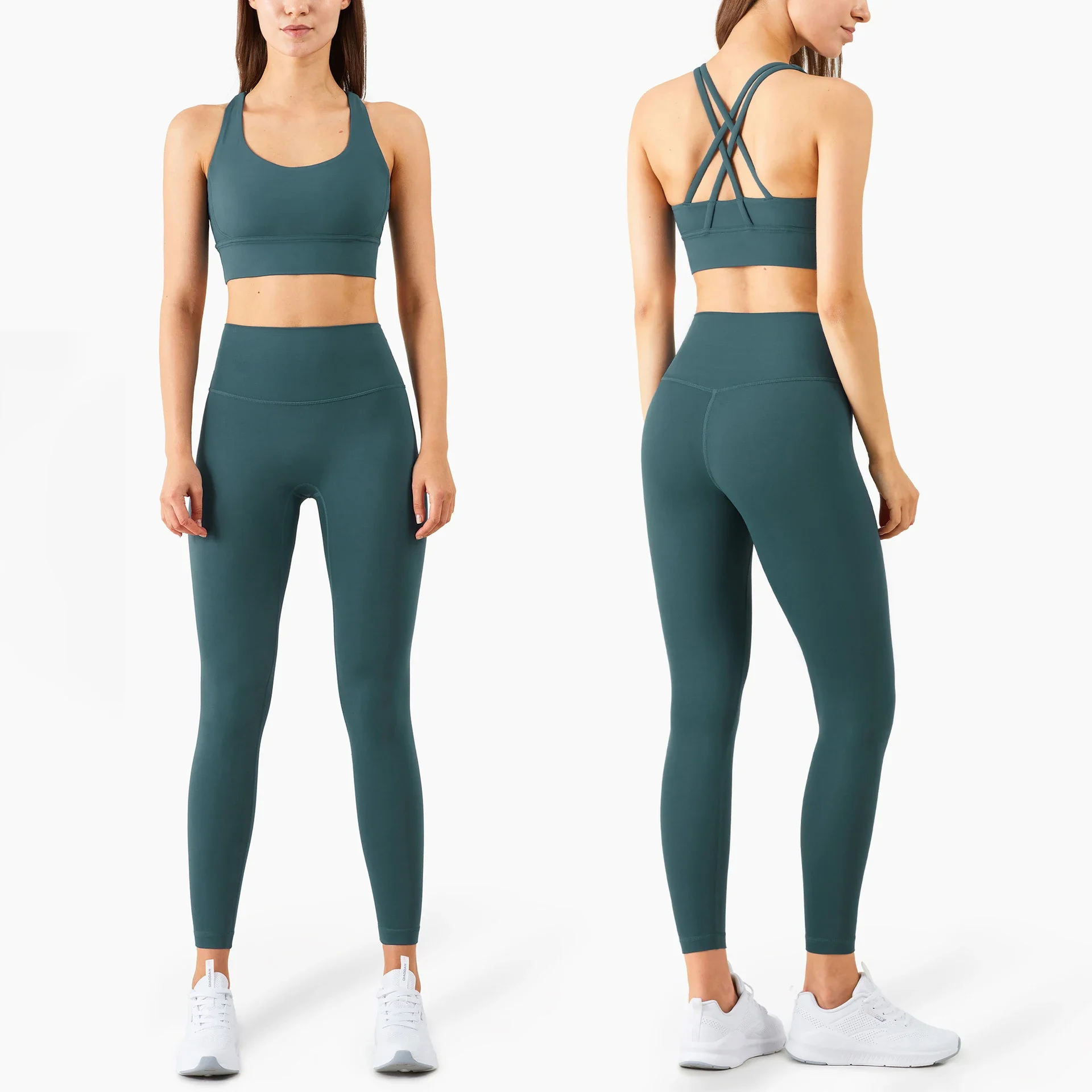 Summer New 2 Piece Yoga Clothe - Pilates Yoga Legging 评论和价格