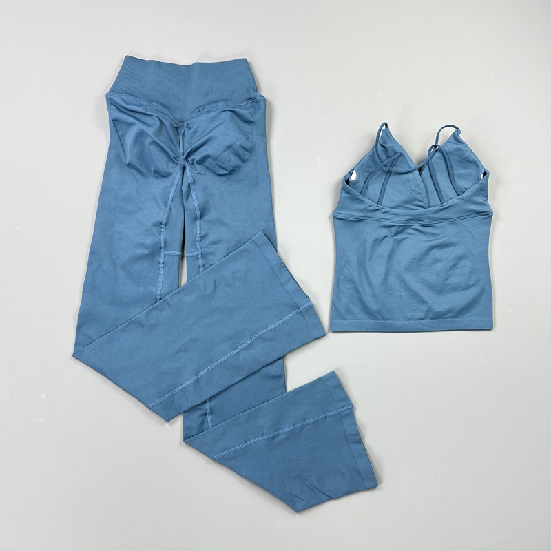 2Pcs Women Seamless Yoga Worko - Pilates Yoga Legging 评论和价格