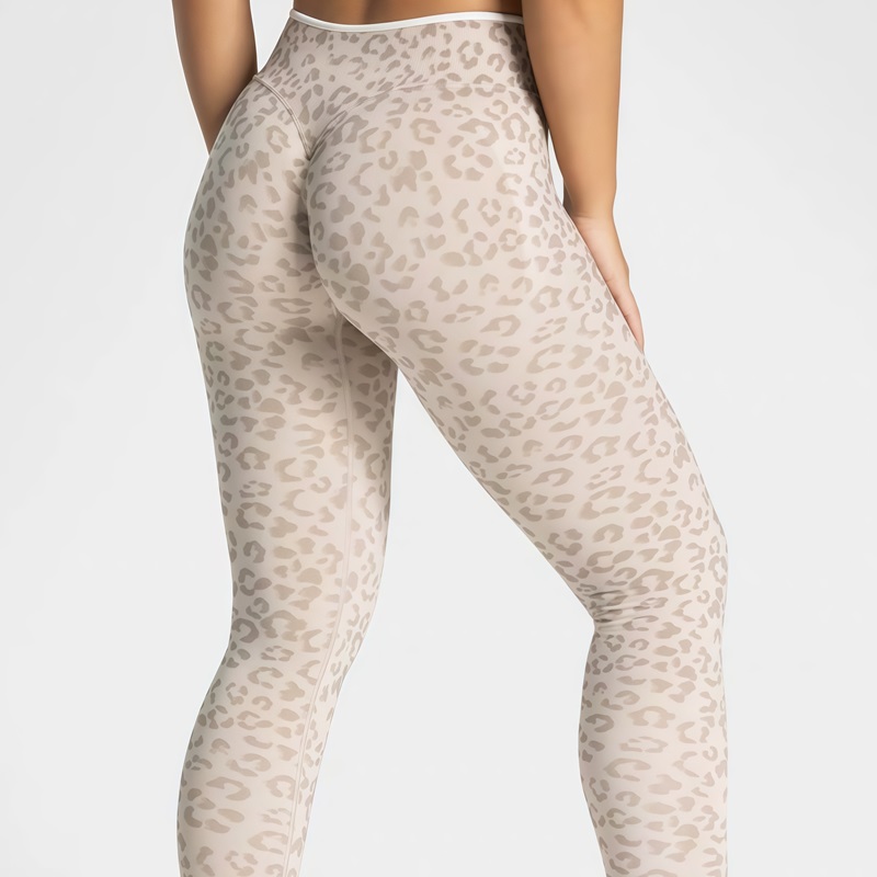 Sports Leopard Print Leggings  - Pilates Yoga Legging 评论和价格