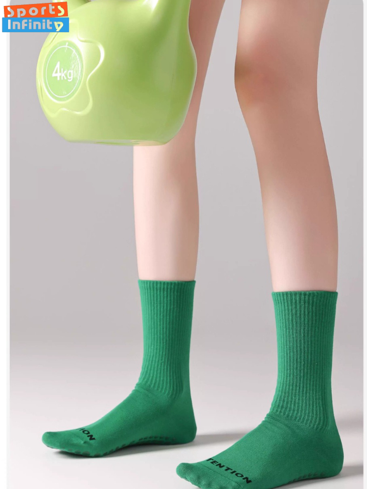 Solid Color Yoga Socks Anti Sl - Fitness Yoga Pilates 评论和价格